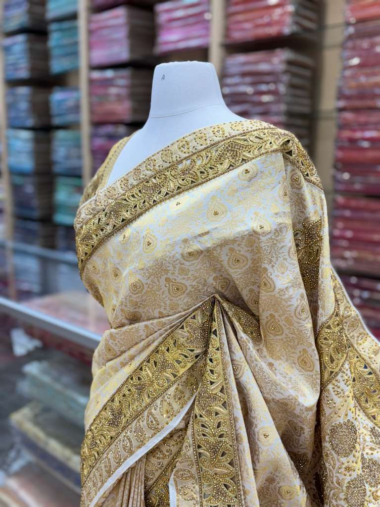 Pure Silk Kanchipuram Embroidery Saree-NK 69