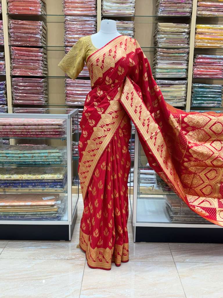 Art Silk Banarasi Saree NB-77