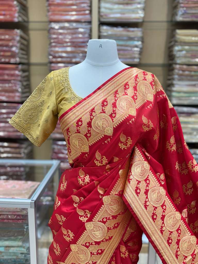 Art Silk Banarasi Saree NB-77