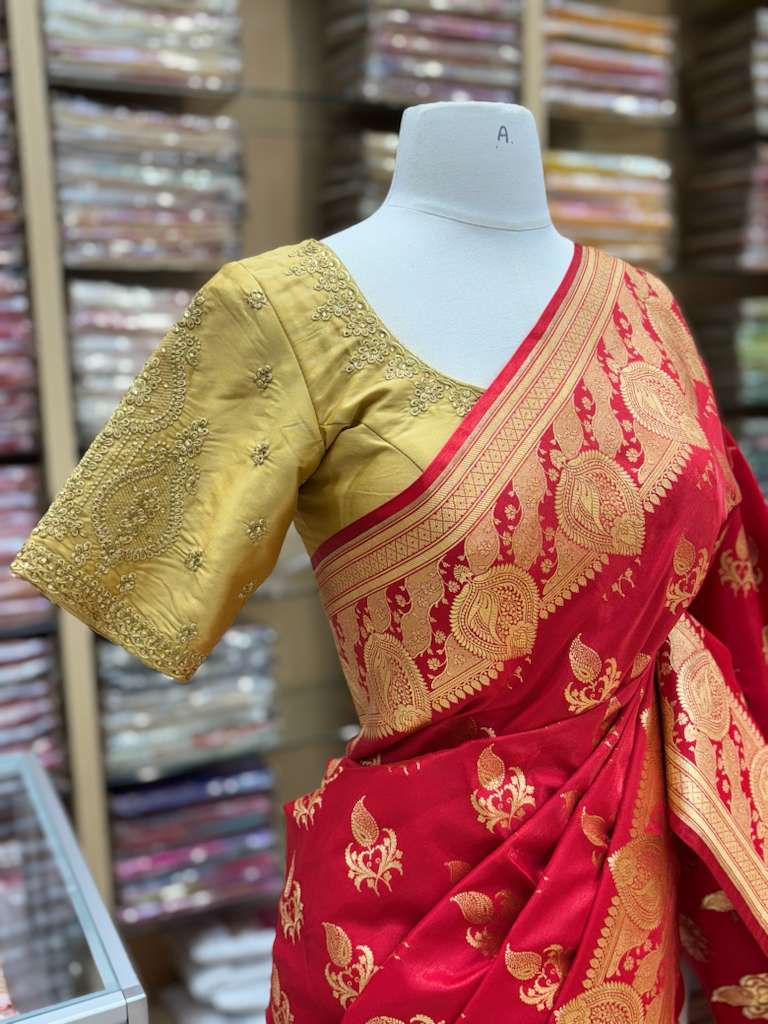 Art Silk Banarasi Saree NB-77
