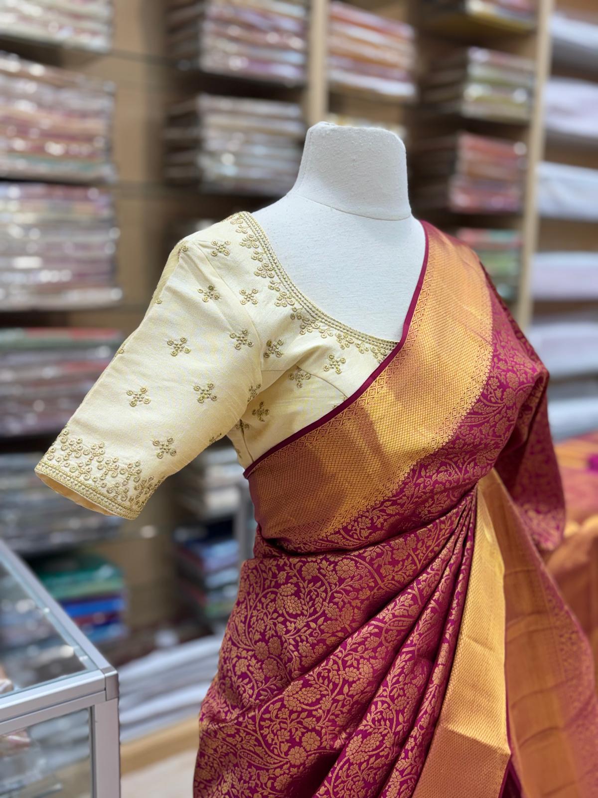 Pure Jari Bricade Saree NB-78
