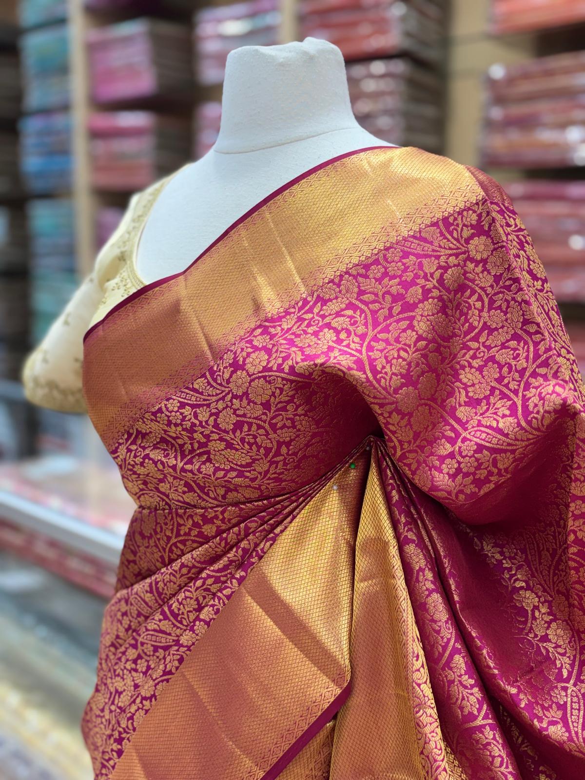 Pure Jari Bricade Saree NB-78