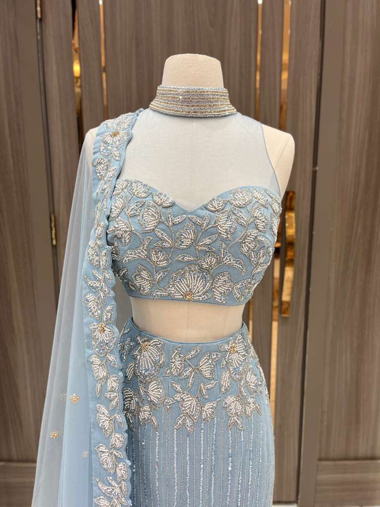Bridal Denim Lehenga BL-610