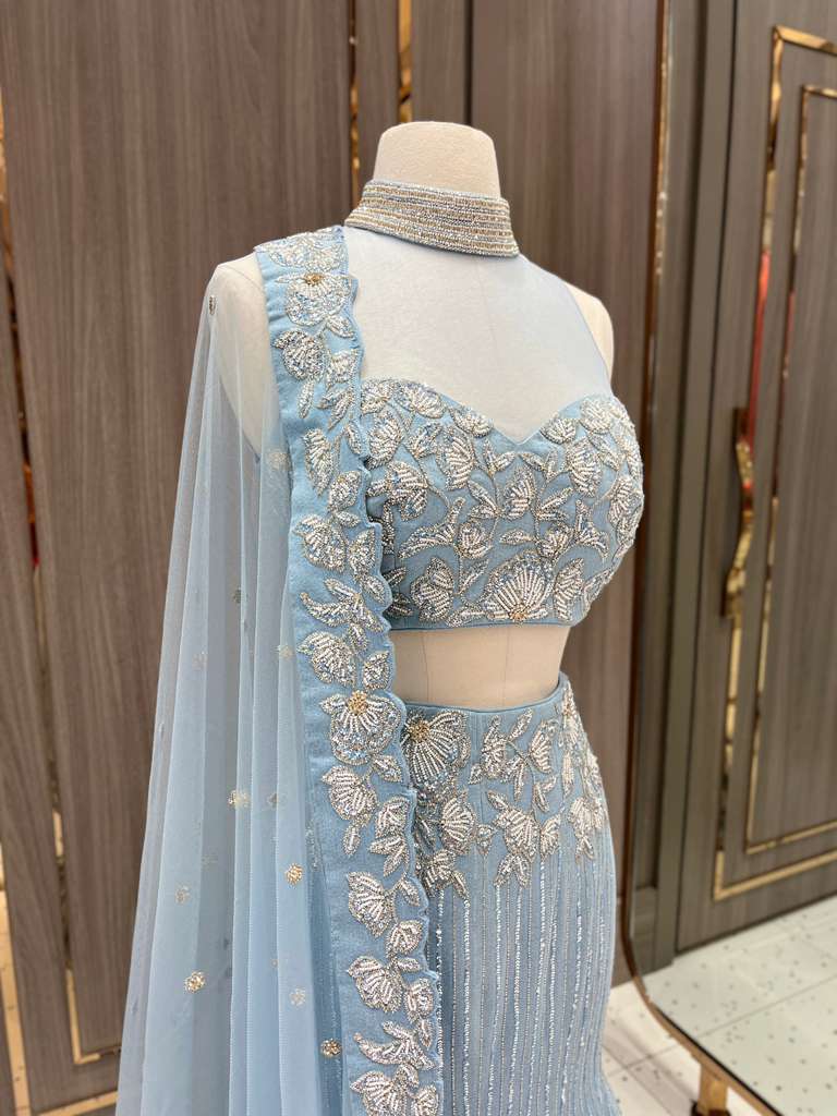 Bridal Denim Lehenga BL-610