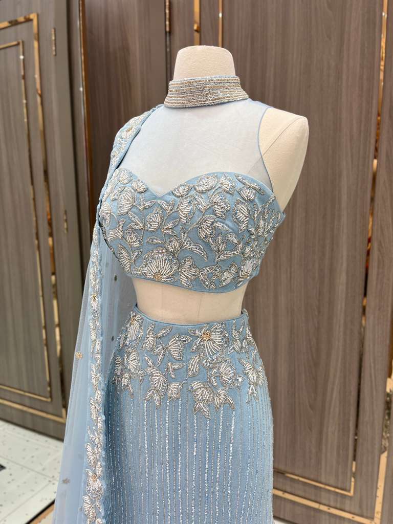 Bridal Denim Lehenga BL-610