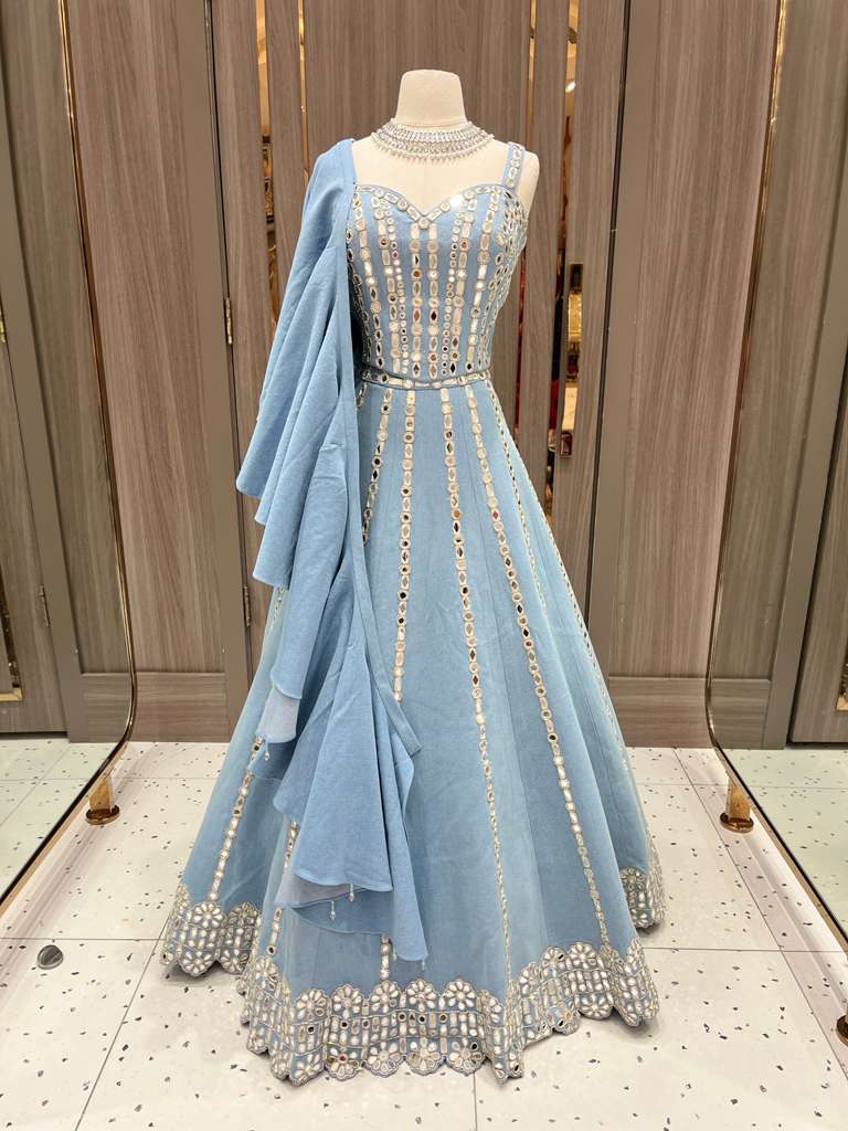 Bridal Denim Lehenga BL-12