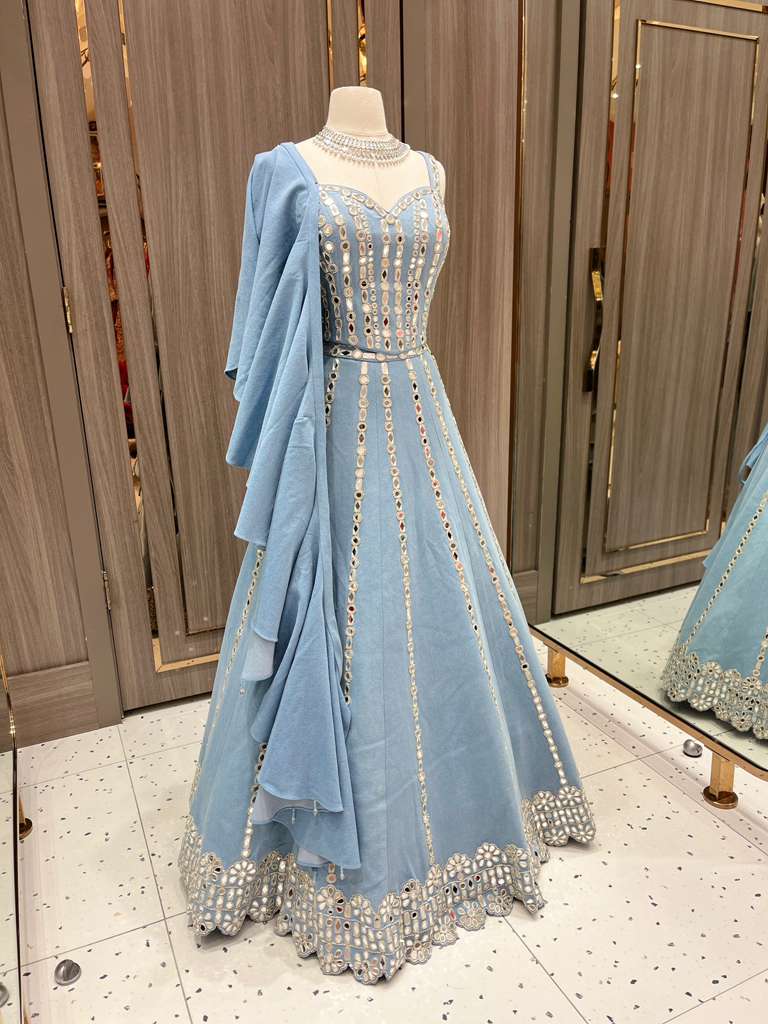 Bridal Denim Lehenga BL-12