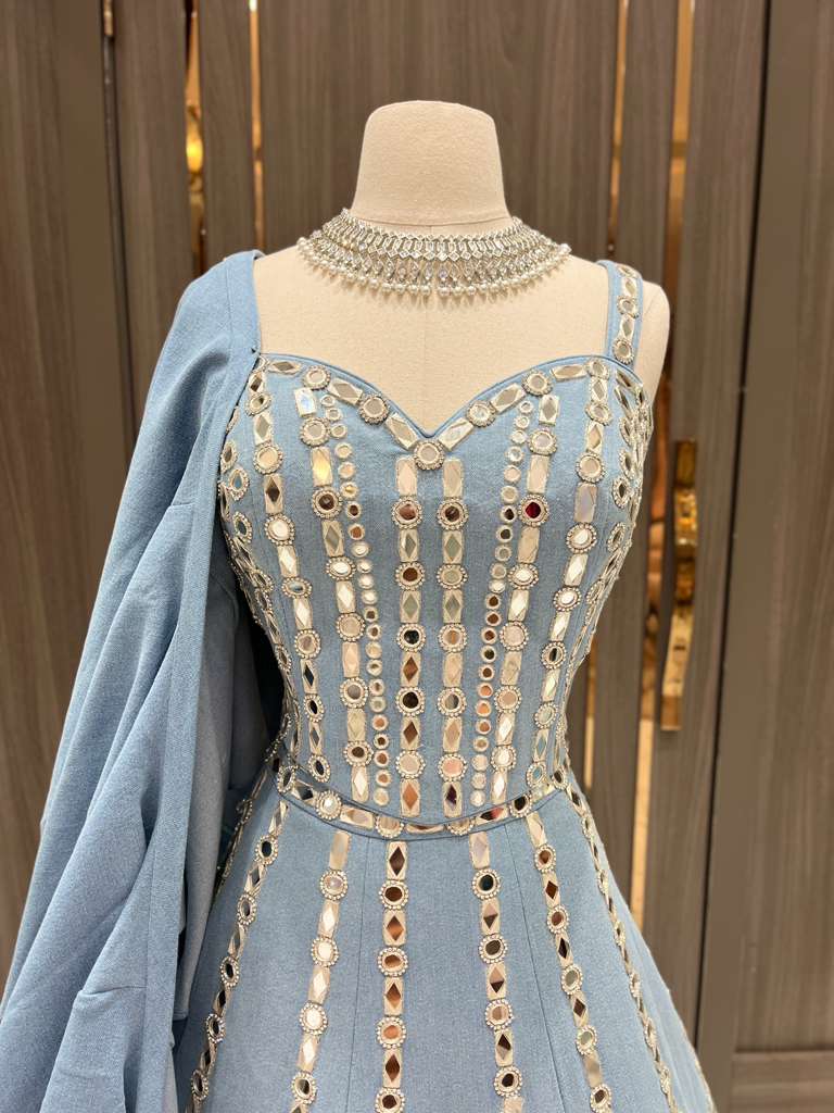 Bridal Denim Lehenga BL-12