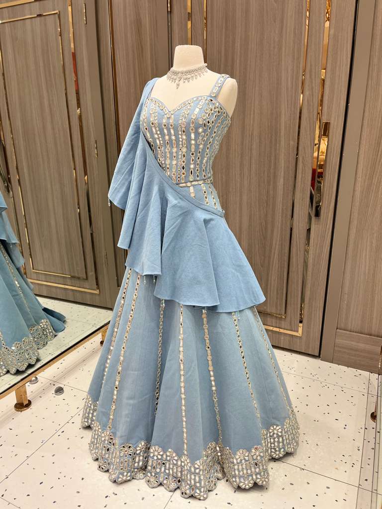 Bridal Denim Lehenga BL-12