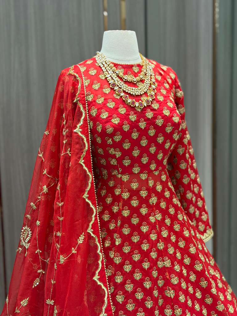 Red Bridal Lacha