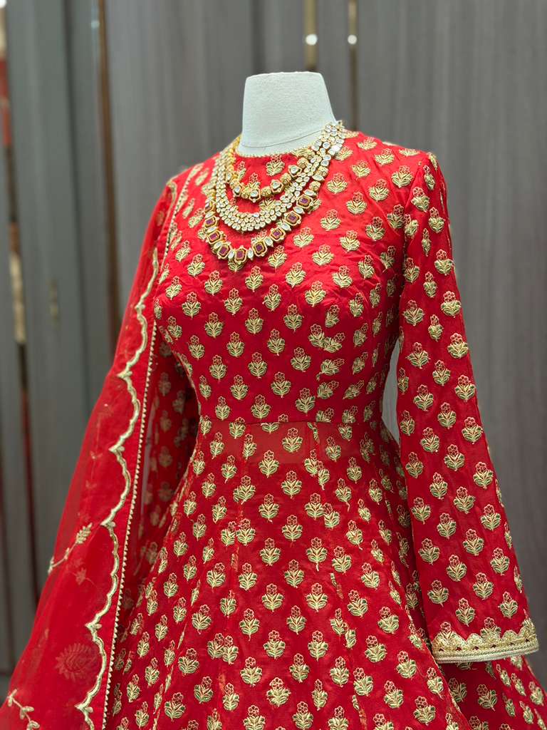 Red Bridal Lacha