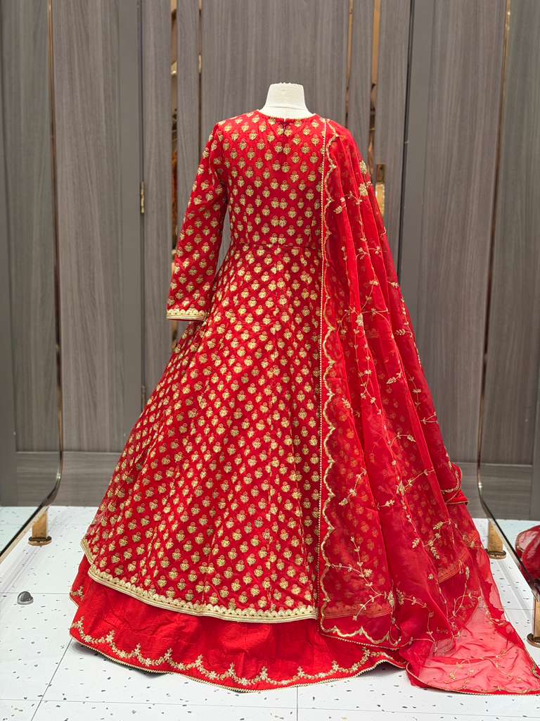 Red Bridal Lacha
