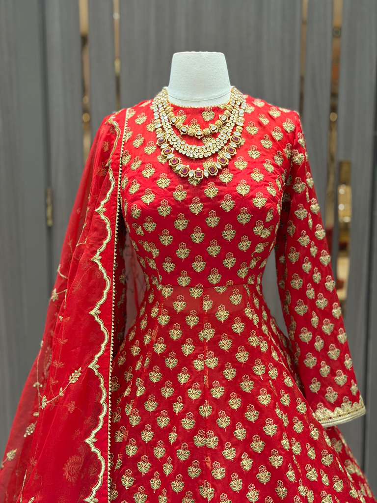 Red Bridal Lacha