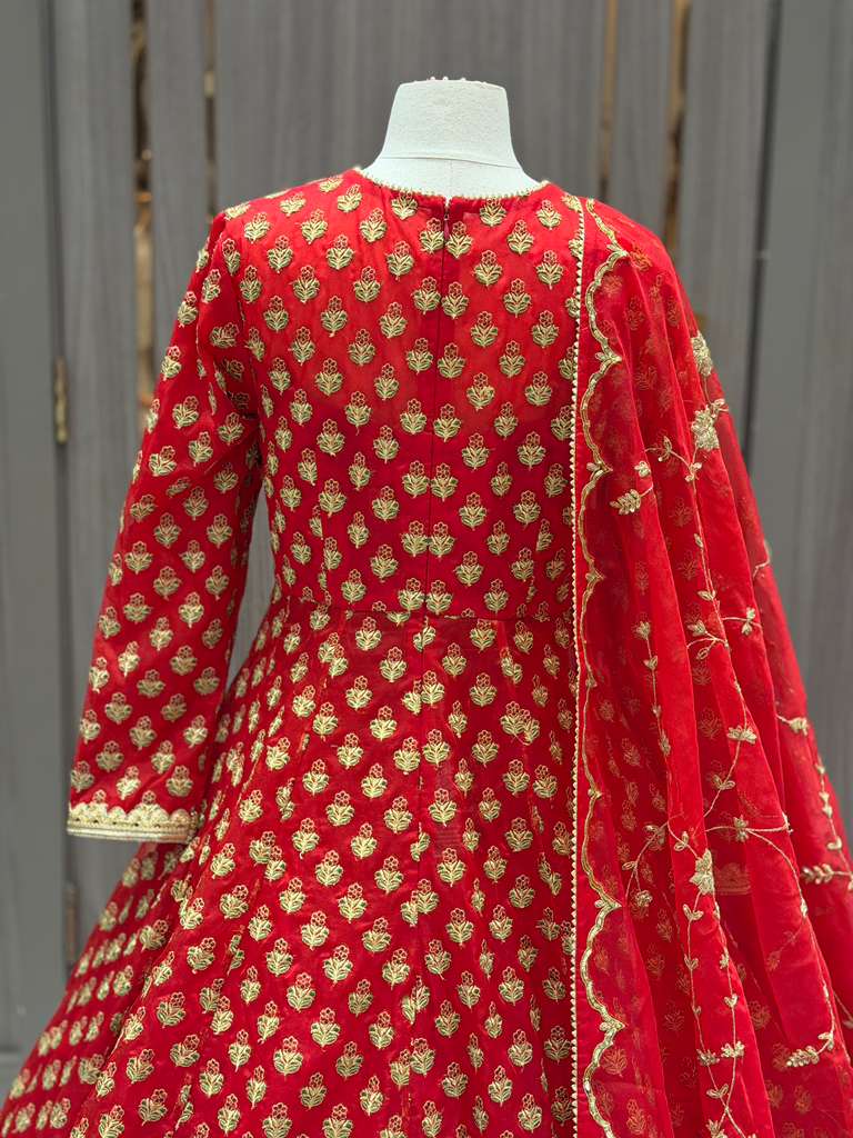 Red Bridal Lacha