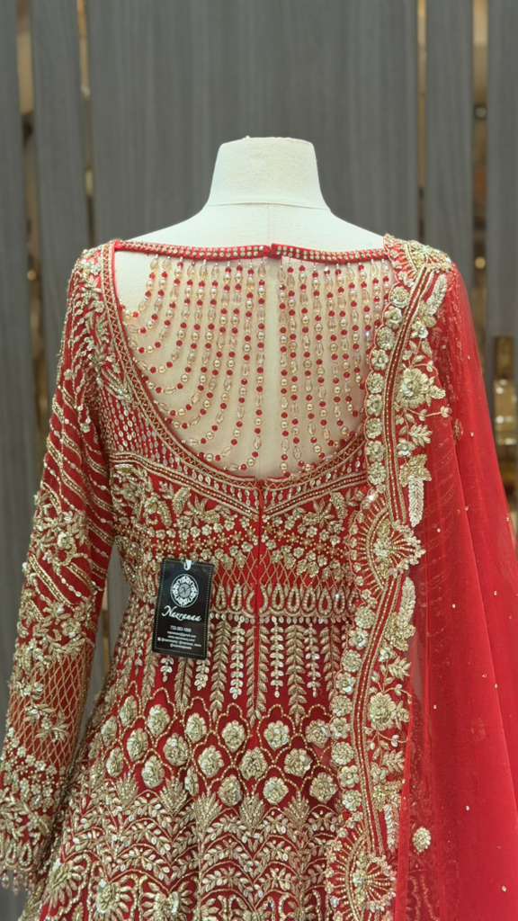 Red Bridal Lacha BL-024