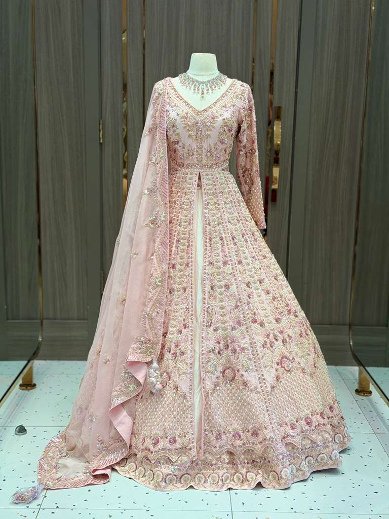 blush Pink Bridal Lacha BL-029