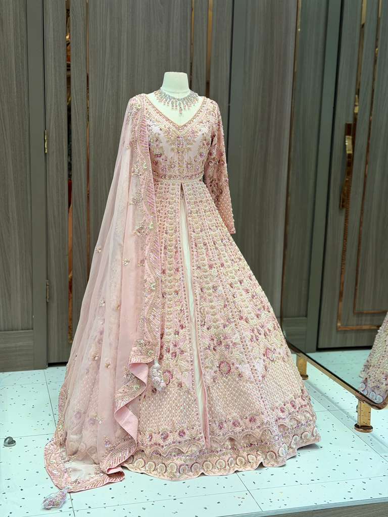 blush Pink Bridal Lacha BL-029