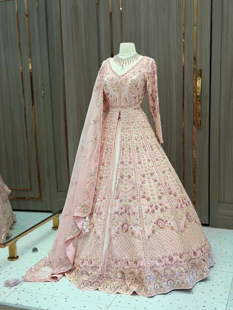 blush Pink Bridal Lacha BL-029