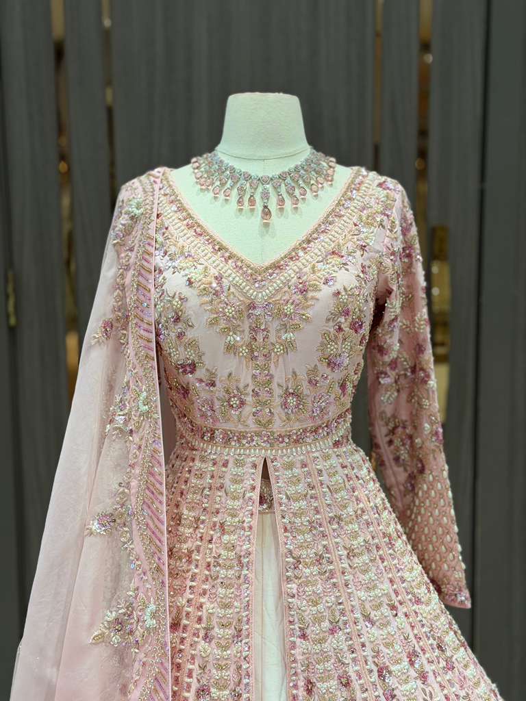 blush Pink Bridal Lacha BL-029