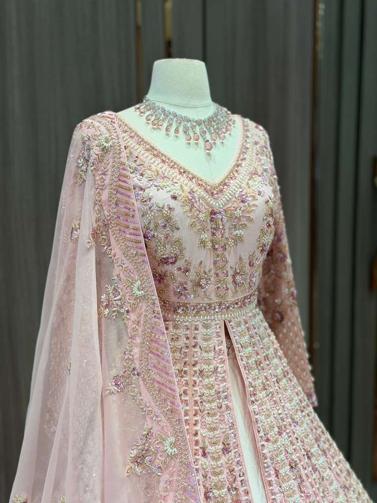 blush Pink Bridal Lacha BL-029