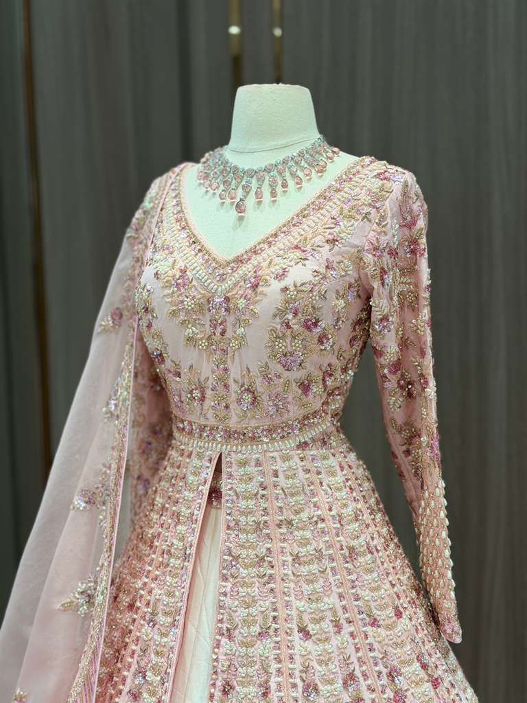 blush Pink Bridal Lacha BL-029