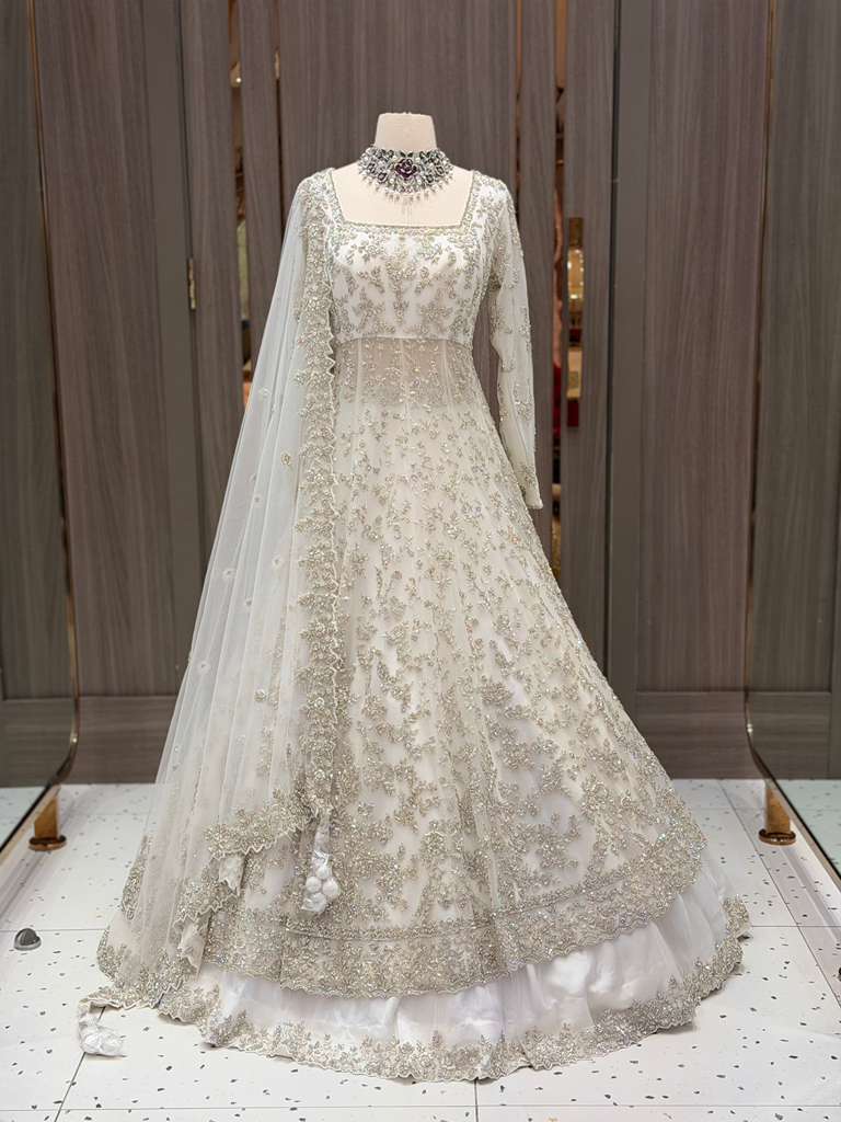 White Bridal Lacha BL-031