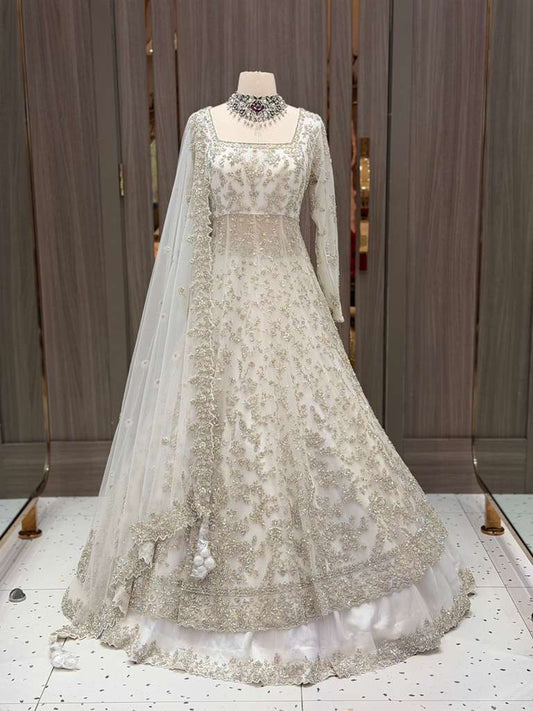 White Bridal Lacha BL-031