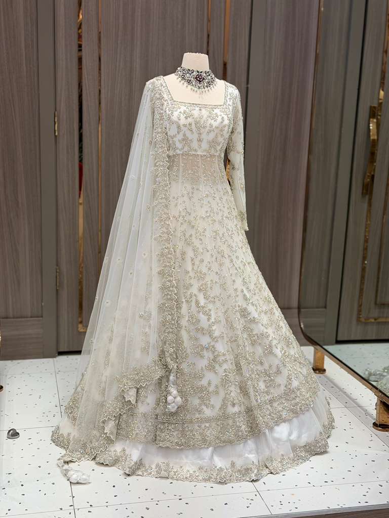 White Bridal Lacha BL-031