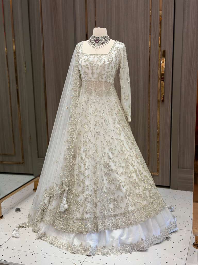 White Bridal Lacha BL-031