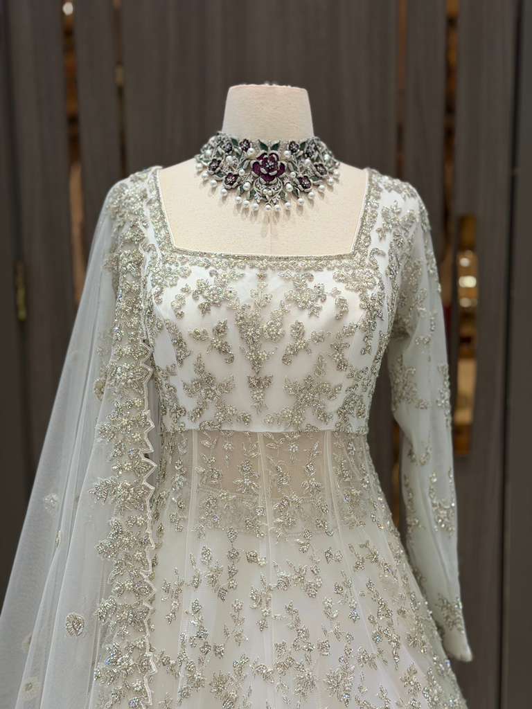 White Bridal Lacha BL-031