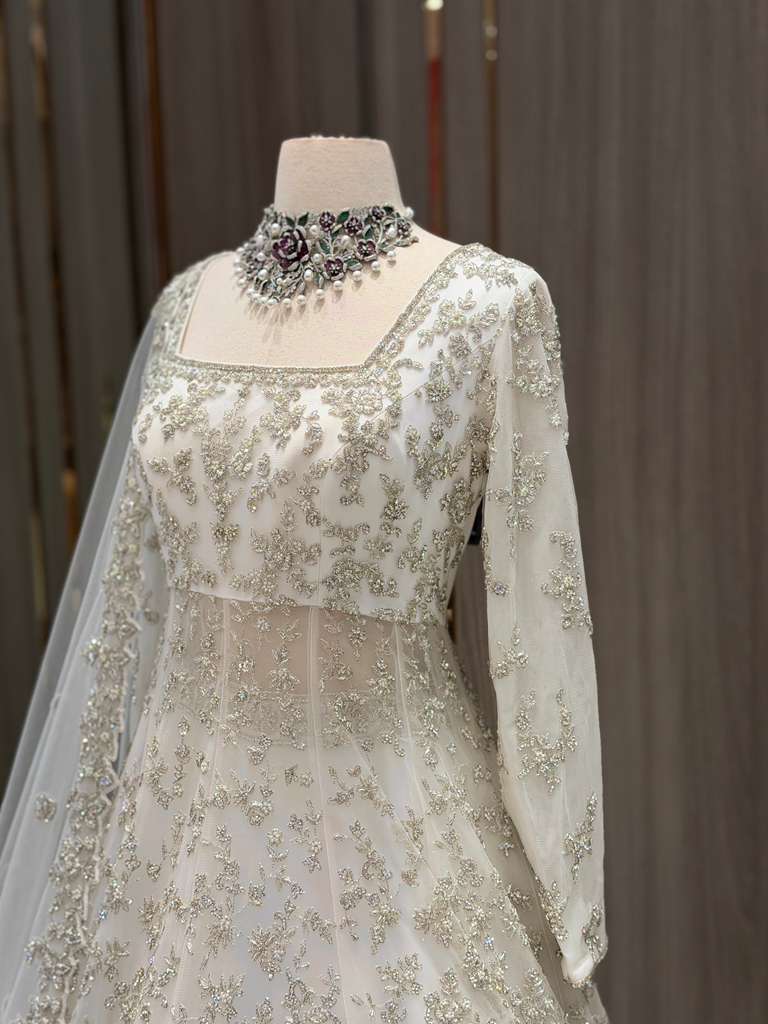 White Bridal Lacha BL-031