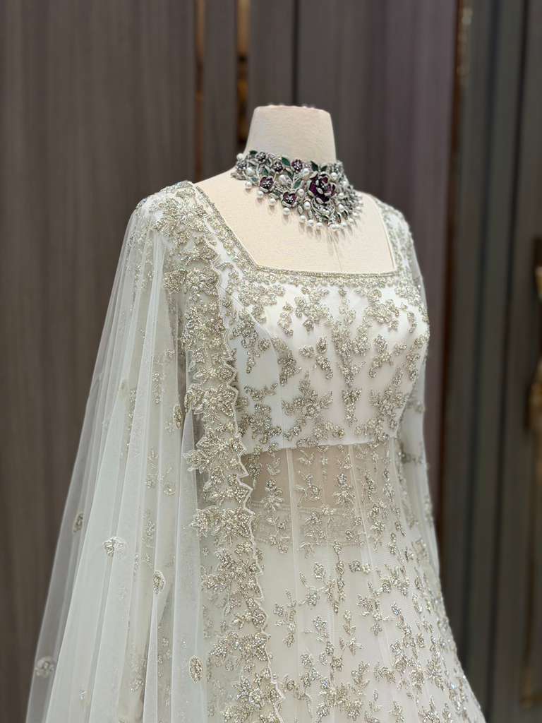 White Bridal Lacha BL-031