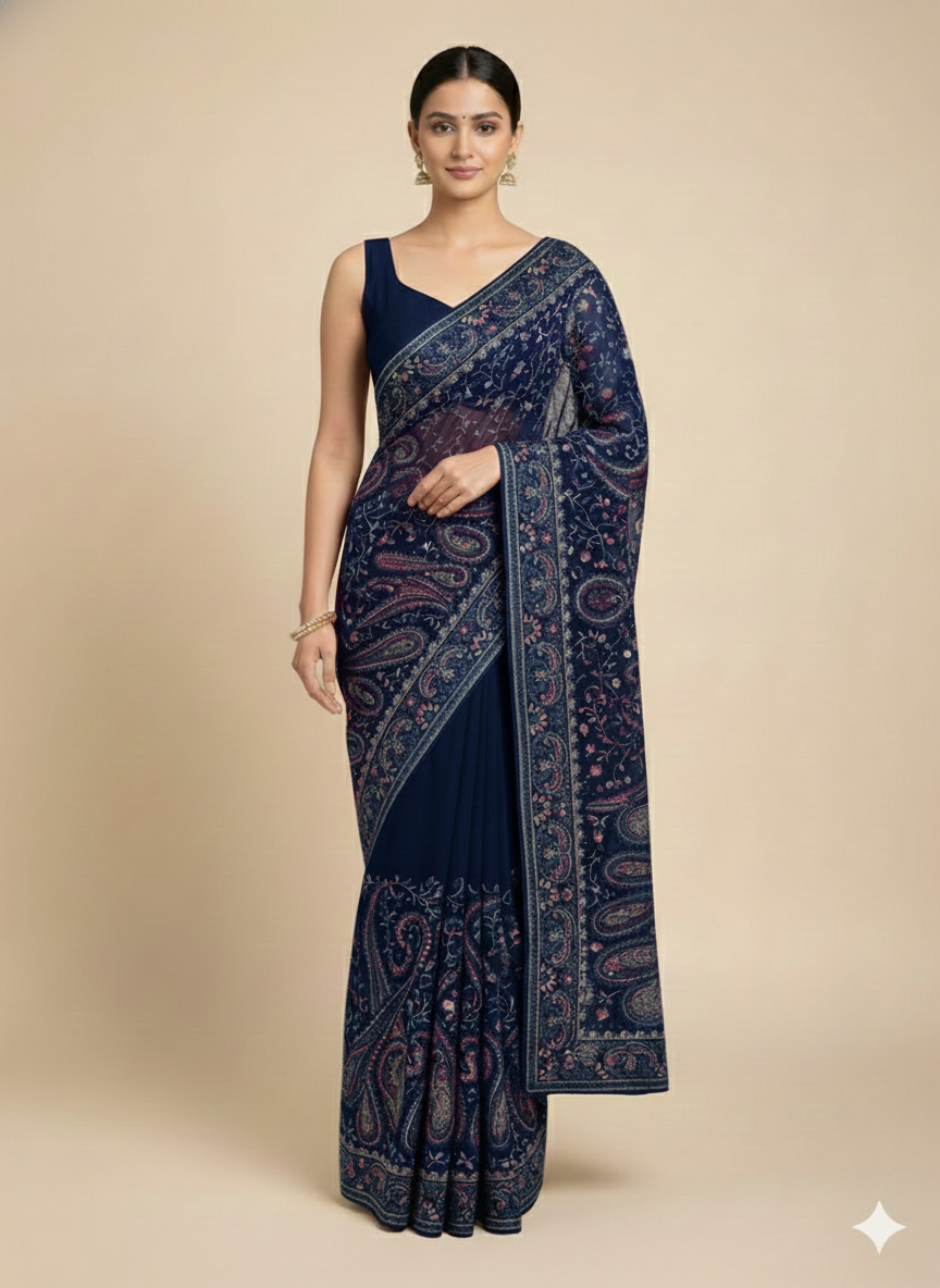 Partywear Saree M45-S63