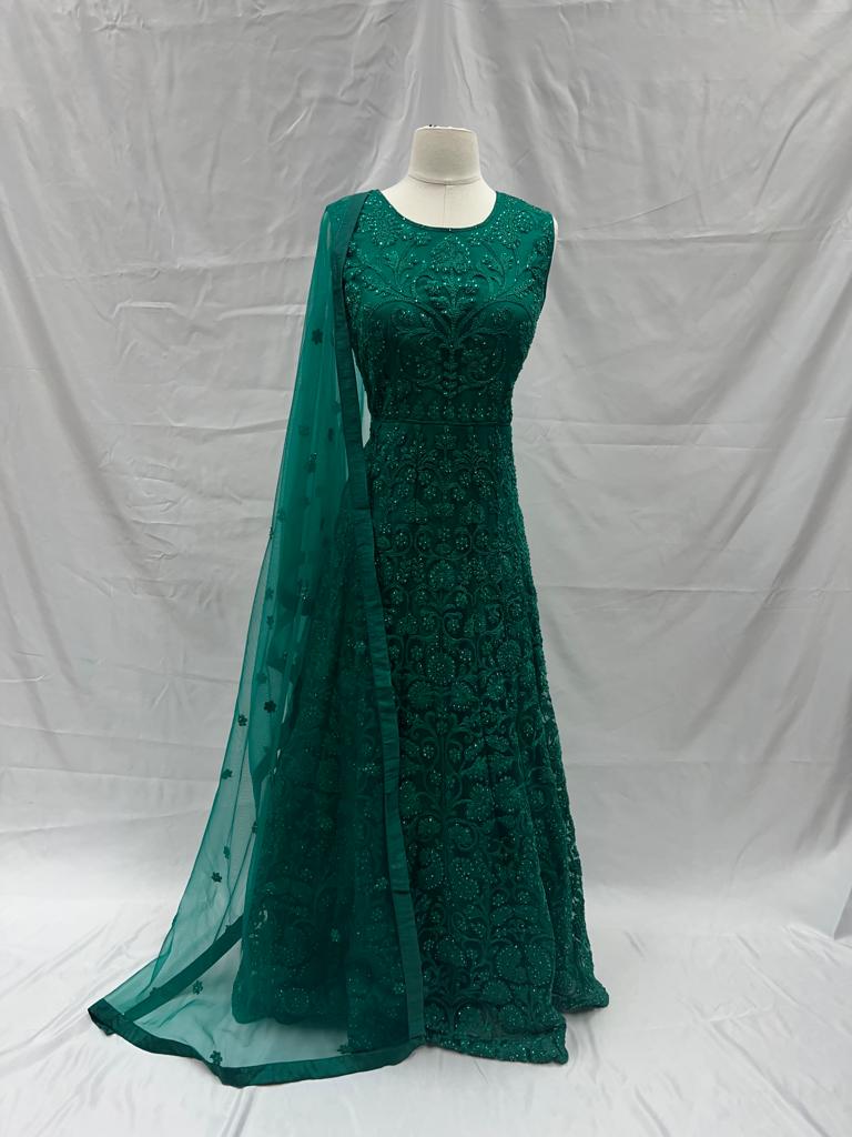 Green Anarkali-016