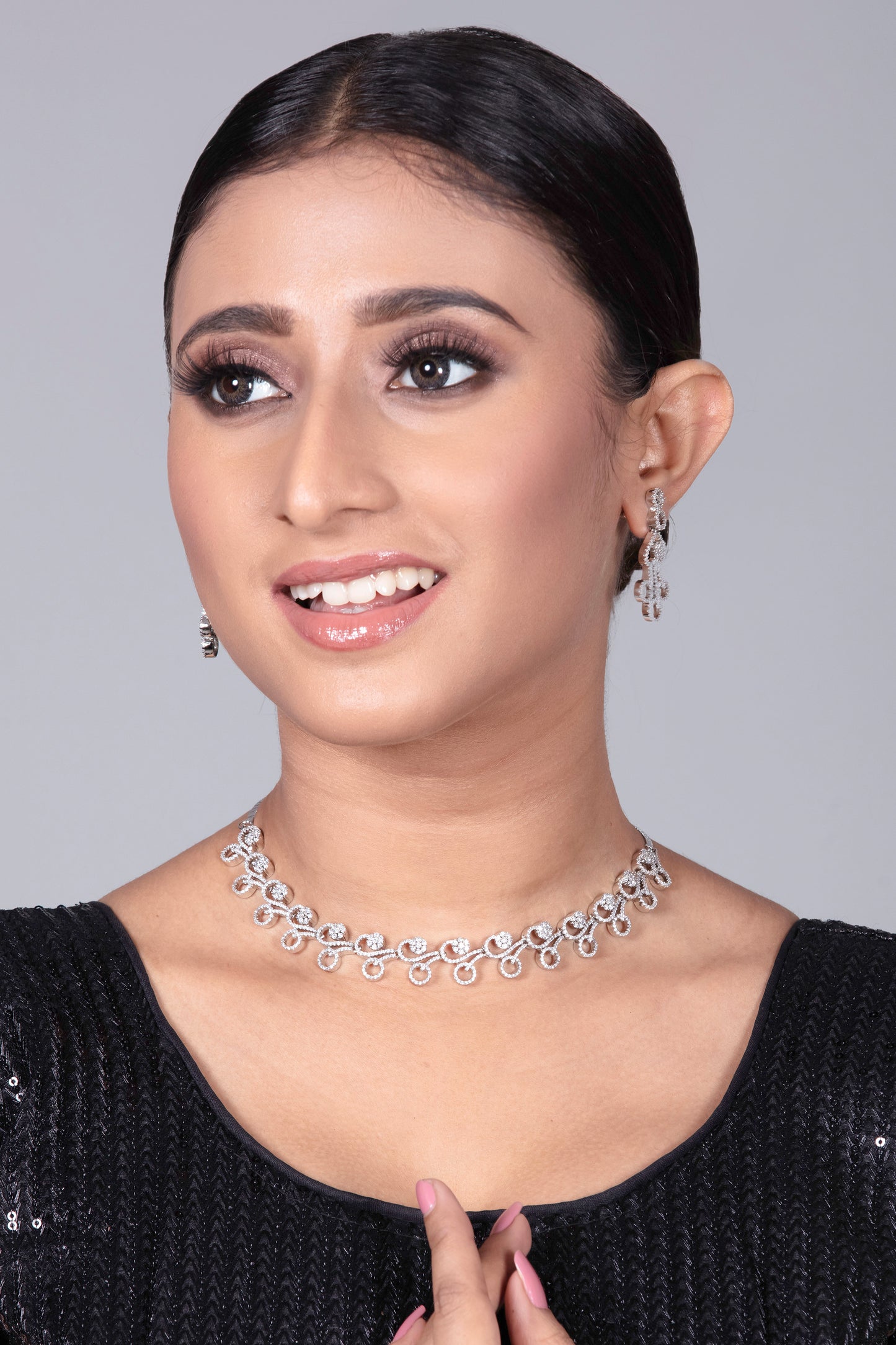 Cubic Zirconia Necklace Set