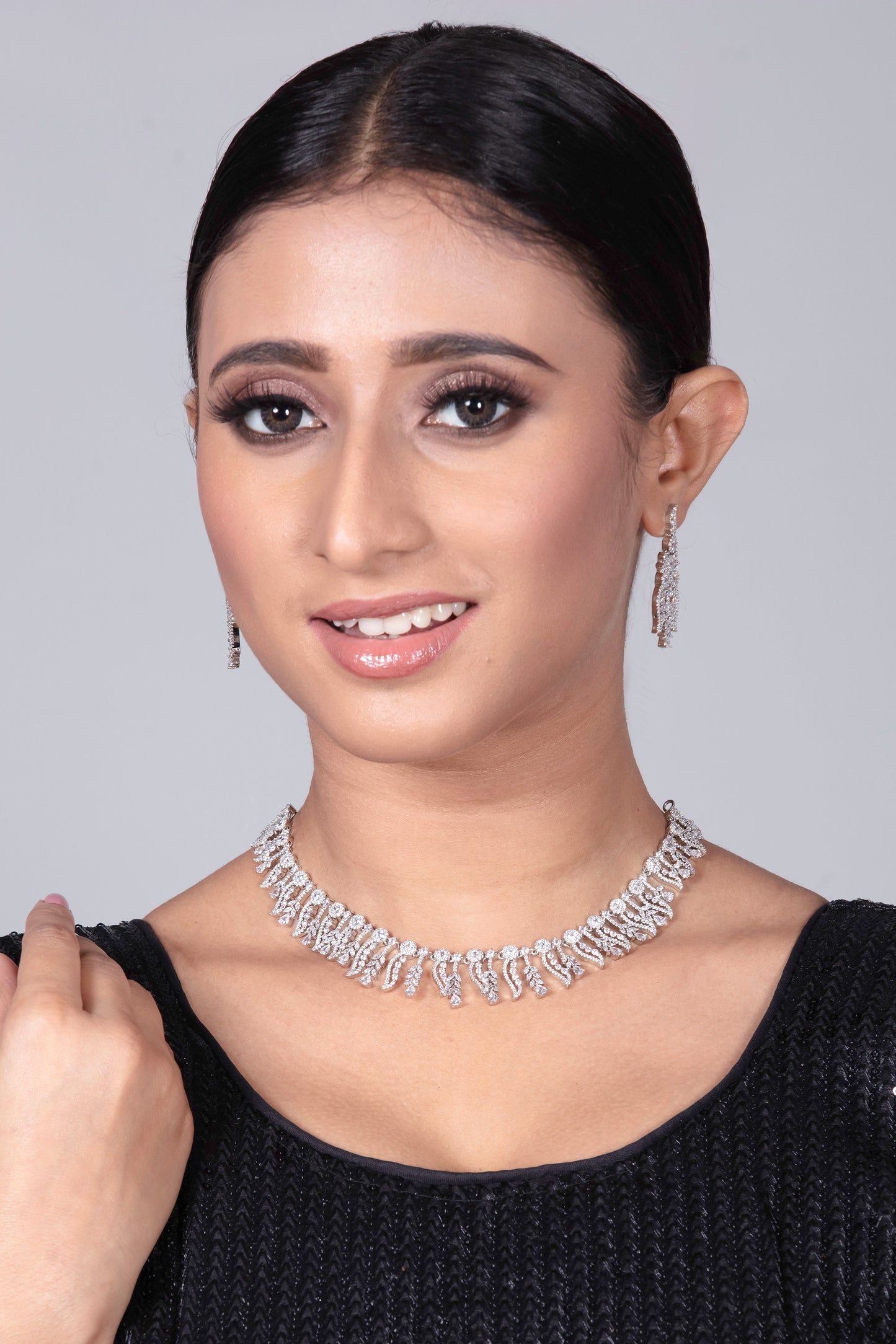 Cubic Zirconia Necklace Set