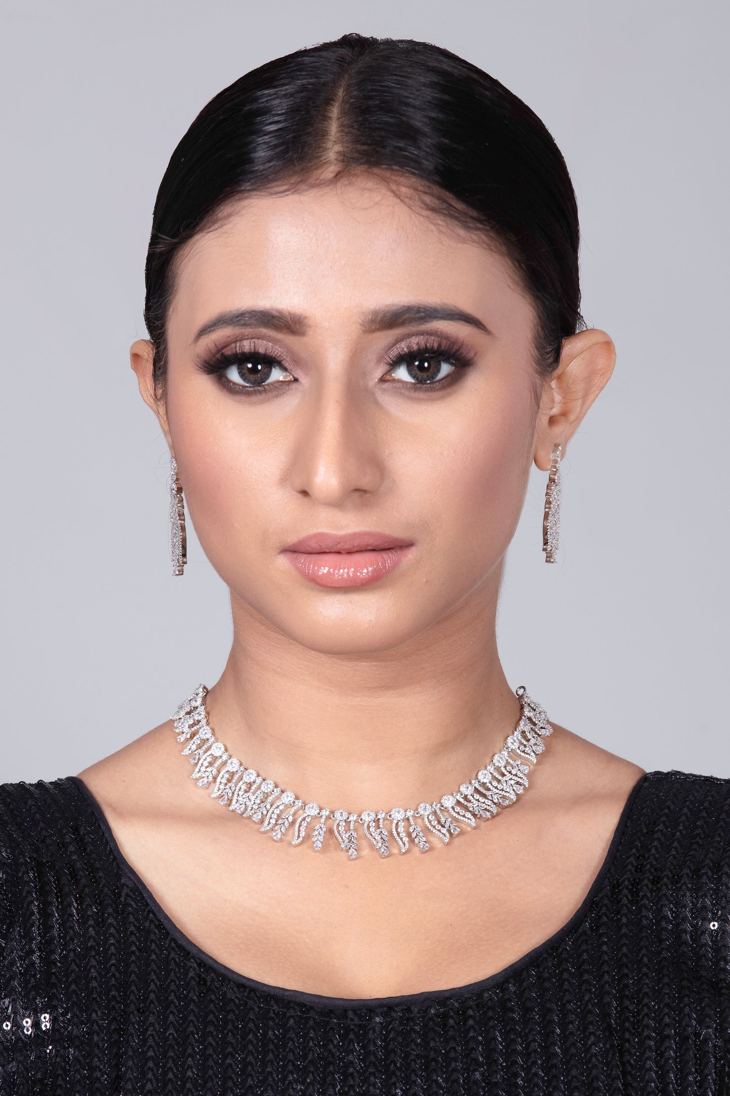 Cubic Zirconia Necklace Set