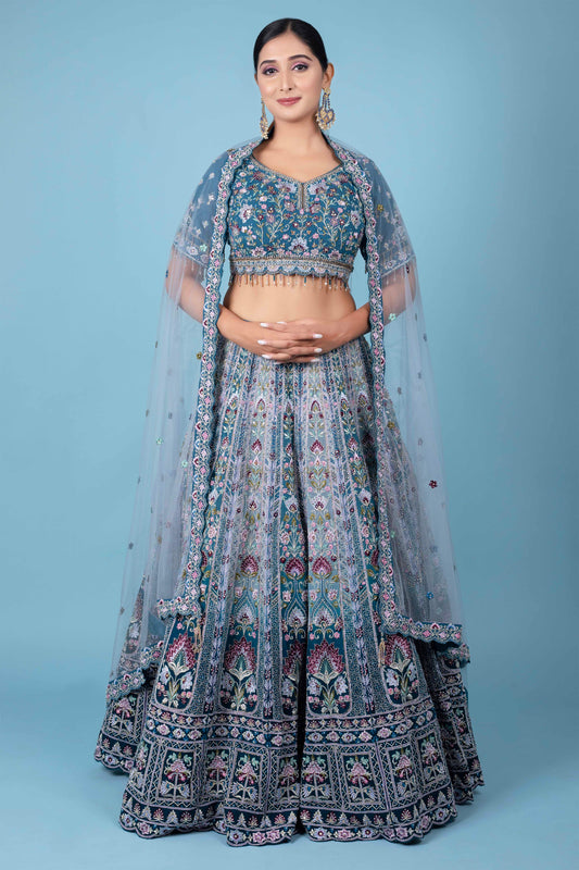 Party Wear Lehenga D-216