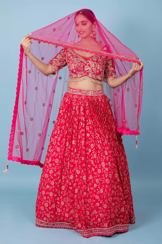 Party Wear Lehenga D-231