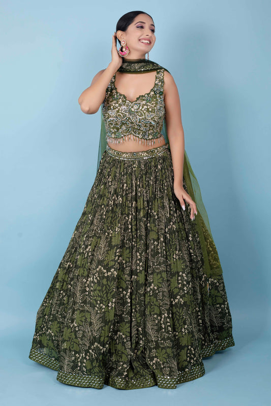 Party Wear Lehenga D-210