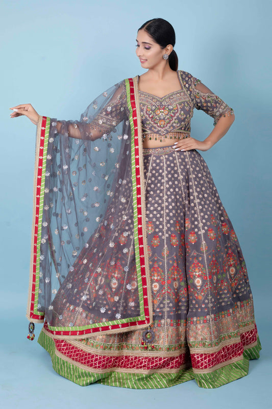 Party Wear Lehenga D-212