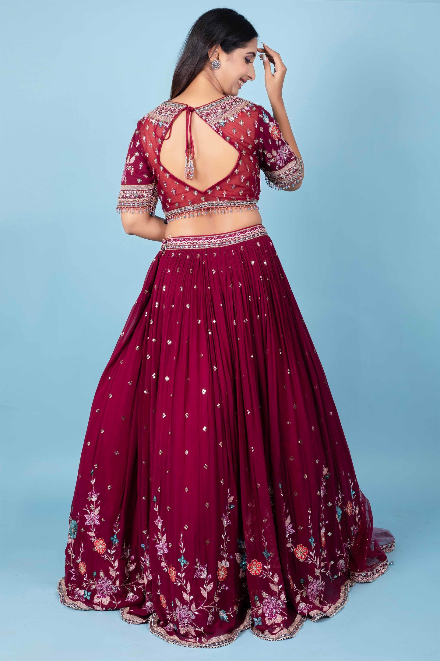 Party Wear Lehenga D-229