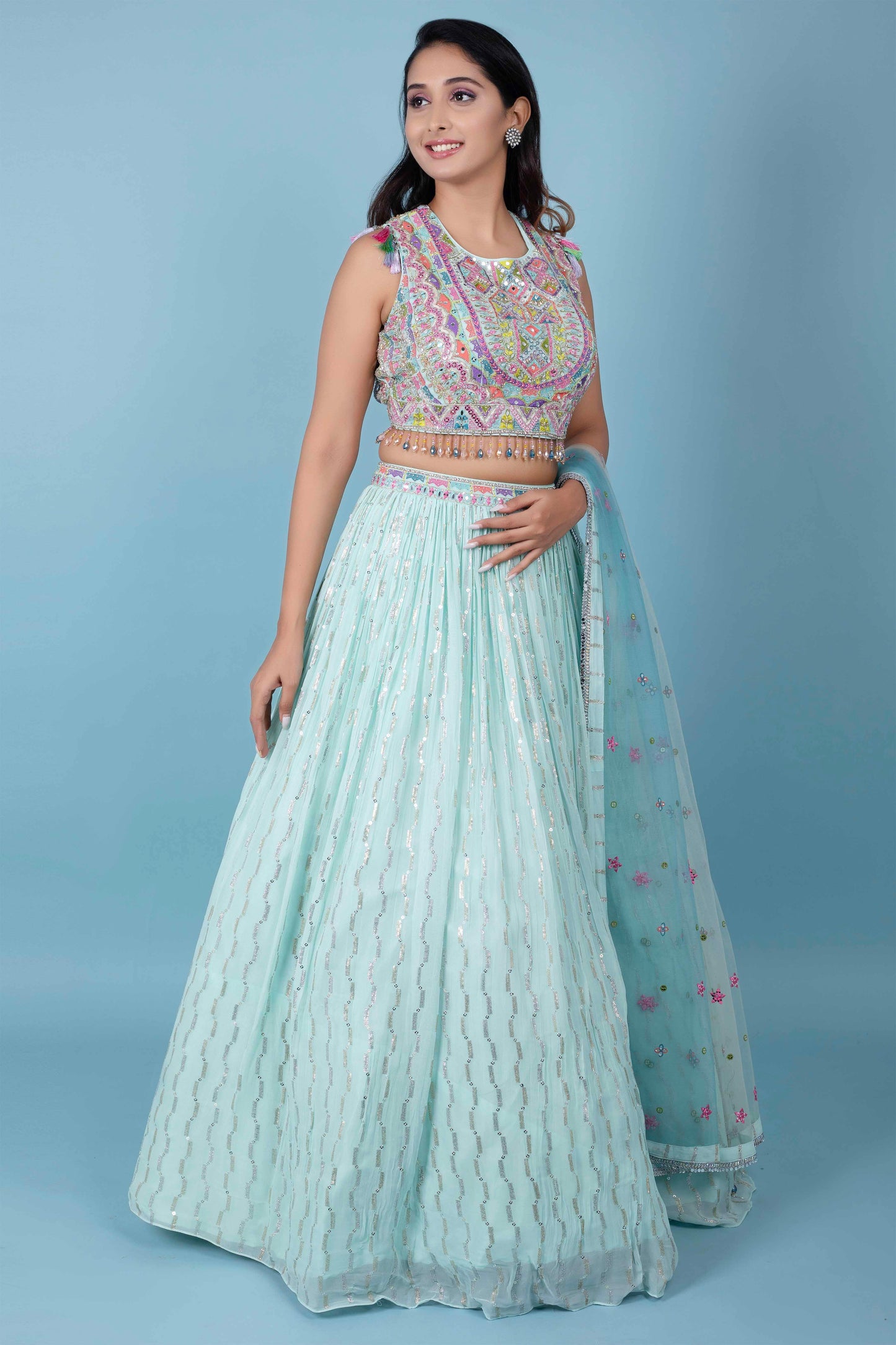 Party Wear Lehenga D-227