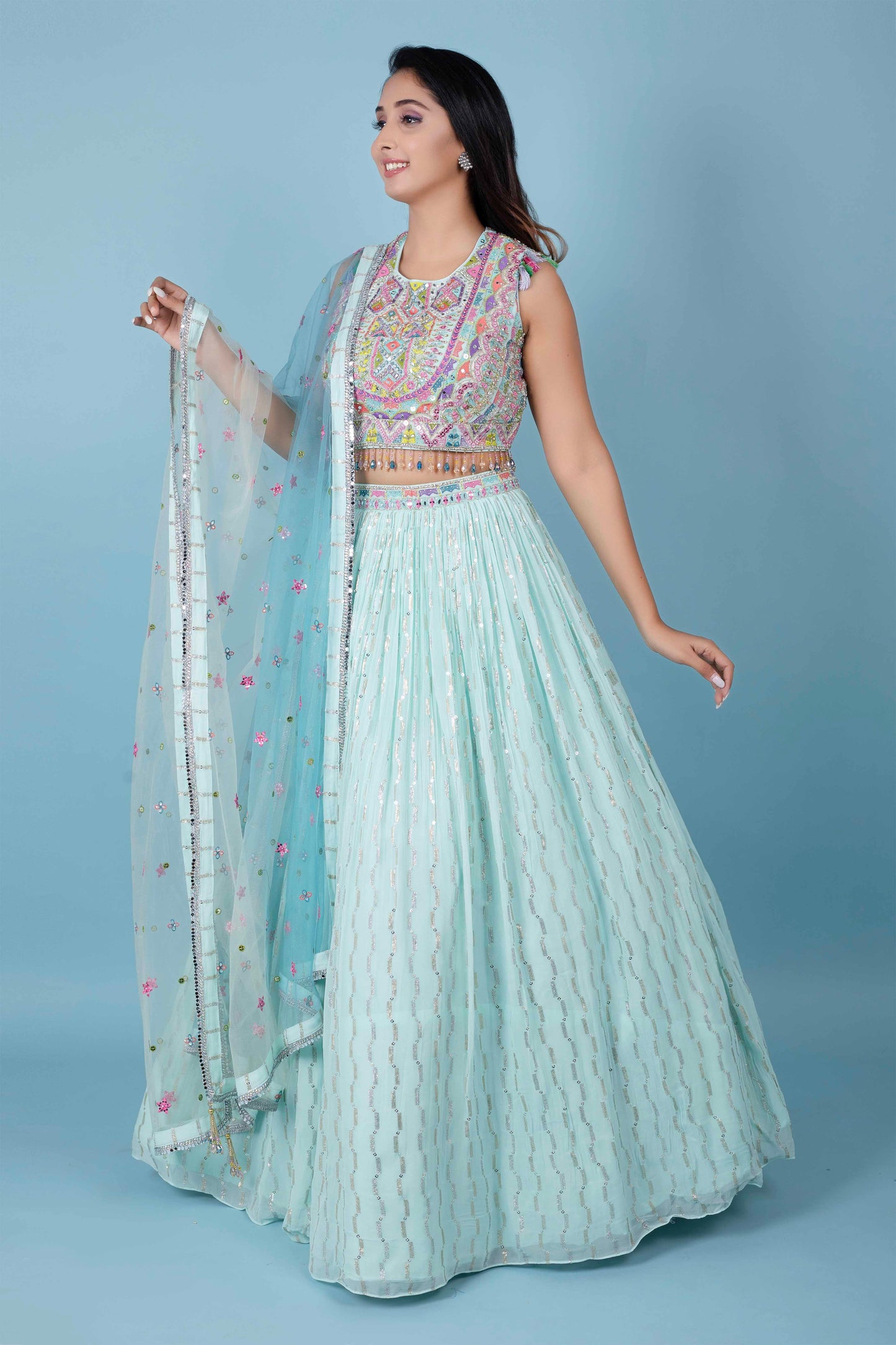 Party Wear Lehenga D-227