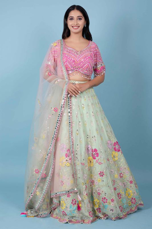 Party Wear Lehenga D-228