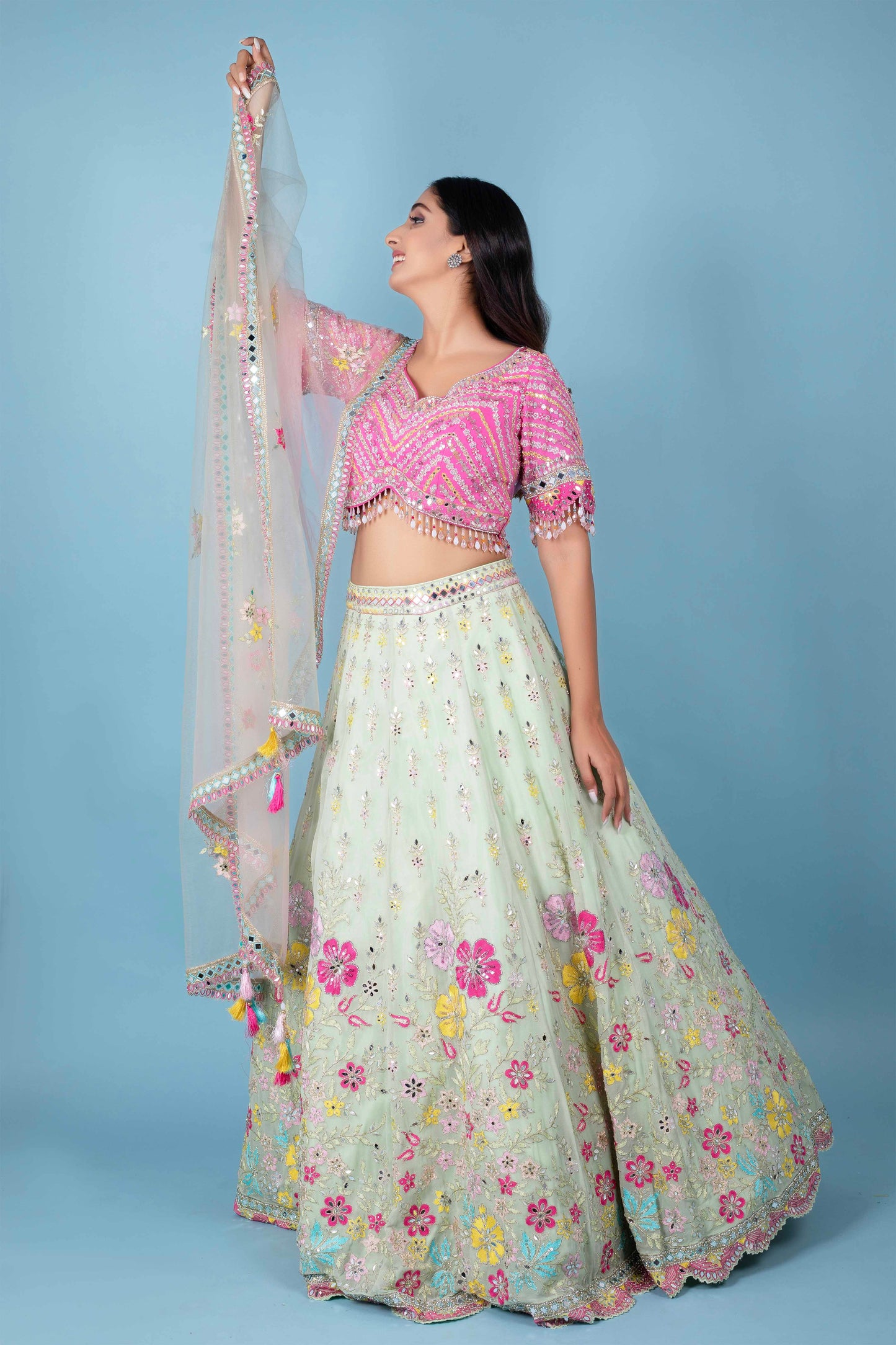 Party Wear Lehenga D-228