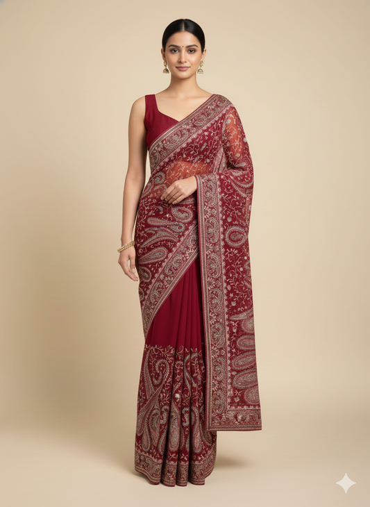 Partywear Saree M45-S63