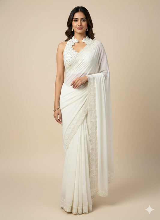 Partywear Saree- P330044S