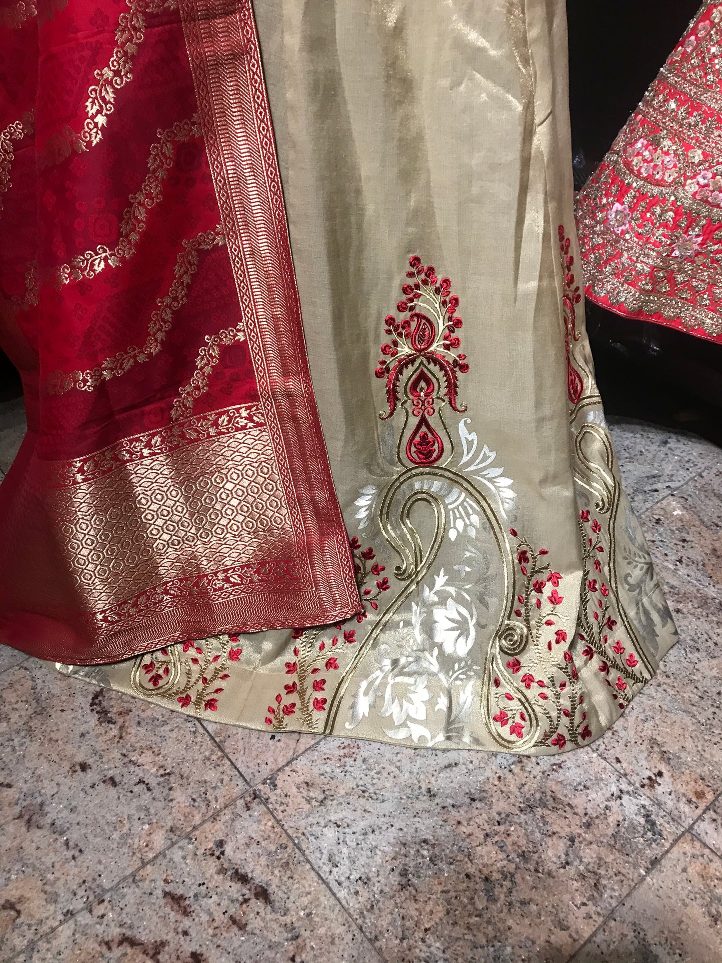 Gold XXL Anarkali