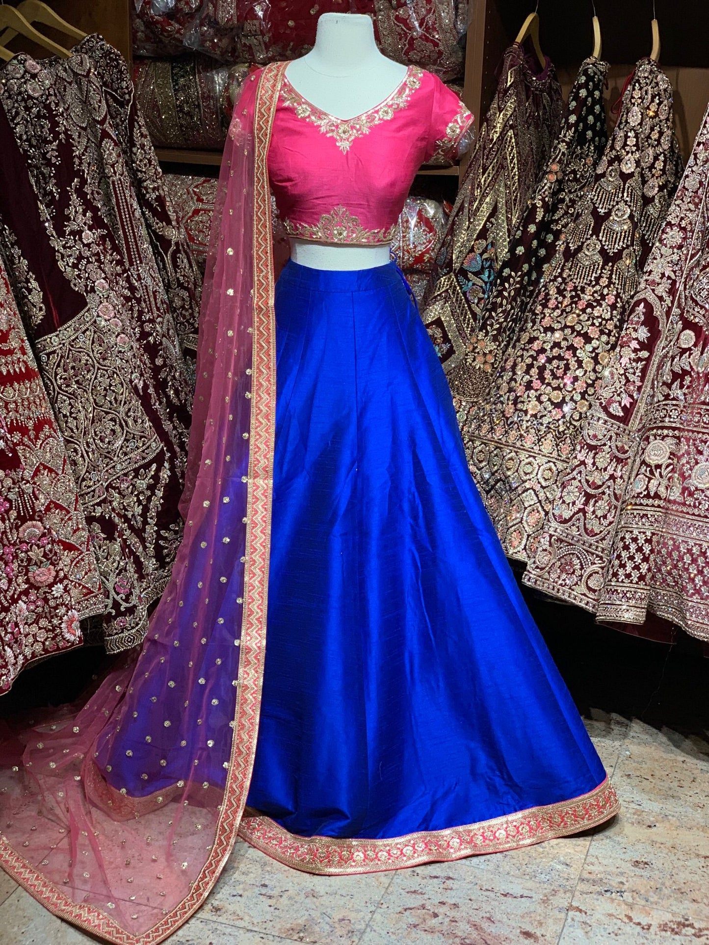 Royal Blue New Era Party Wear Collection PWL-378